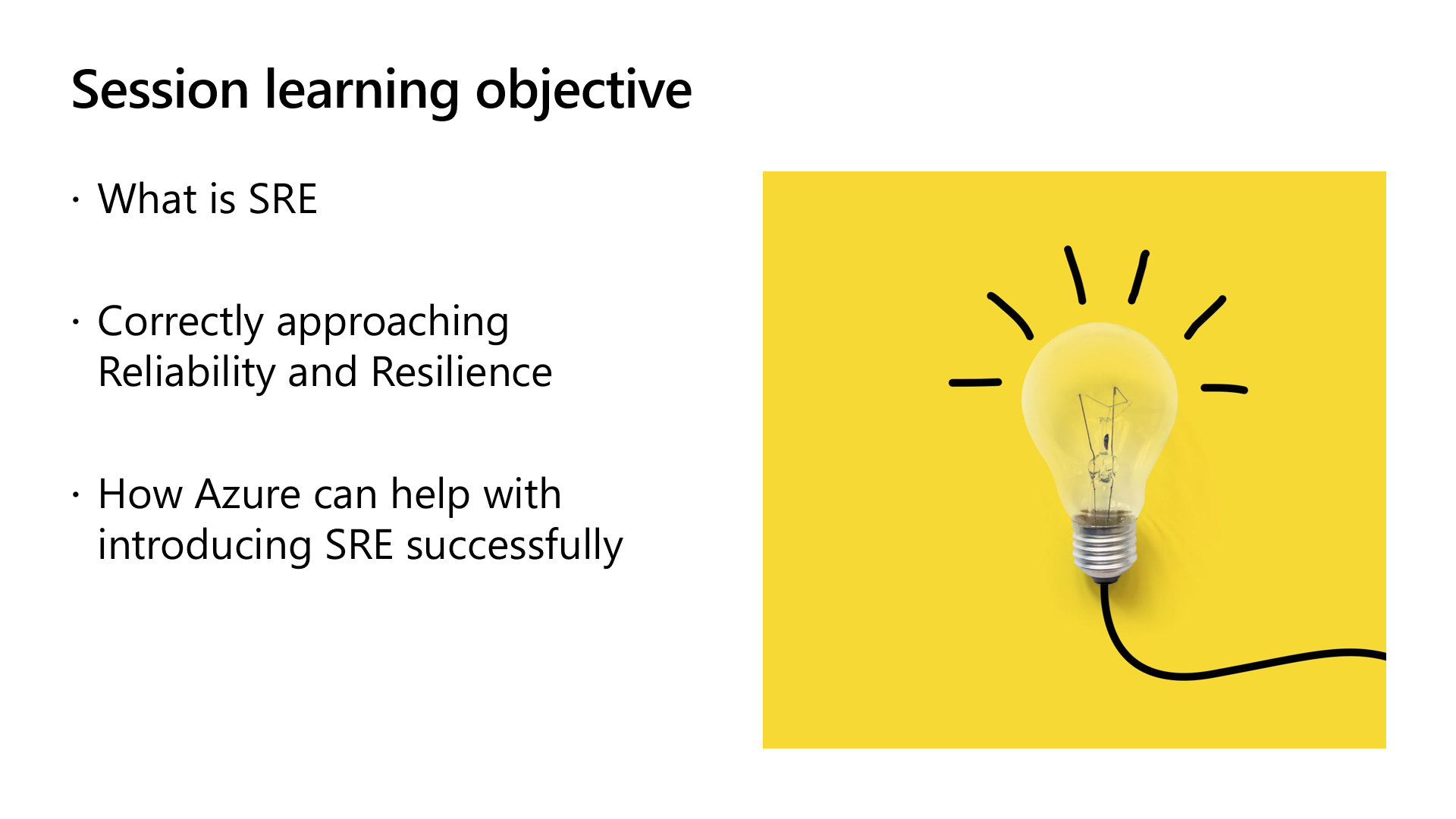 Intro to SRE on Azure