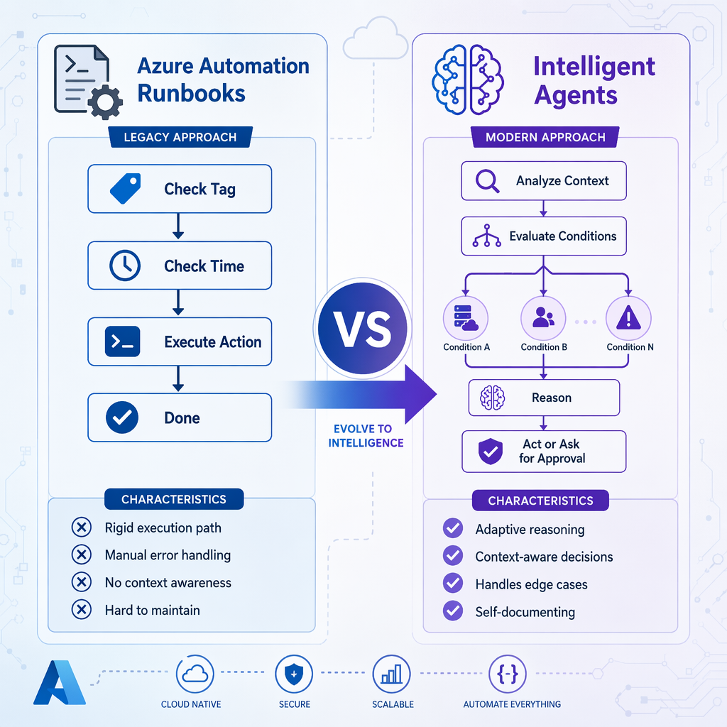 Runbook vs Agent comparison