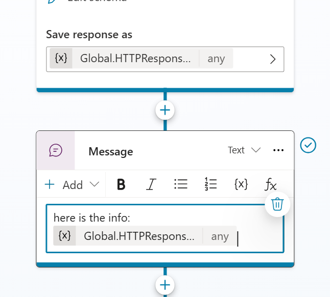 Response Message