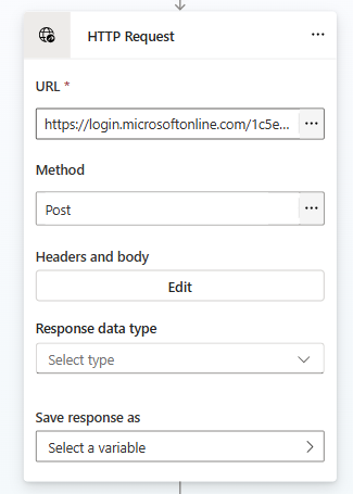 HTTP Request URL