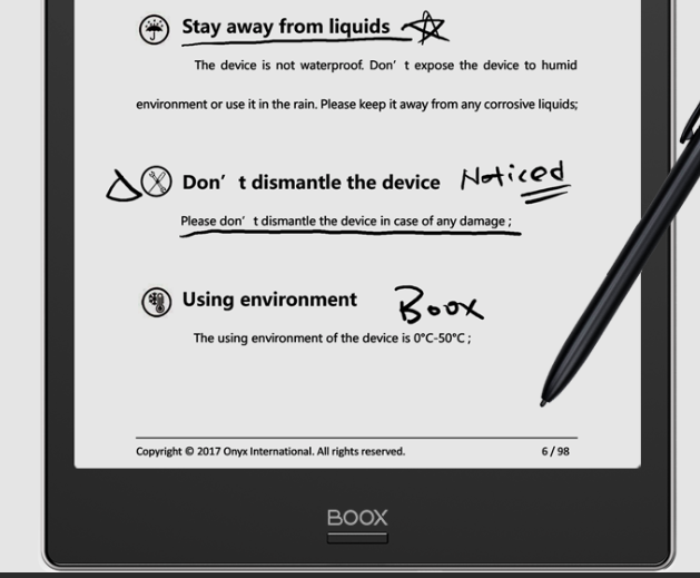 Note taking