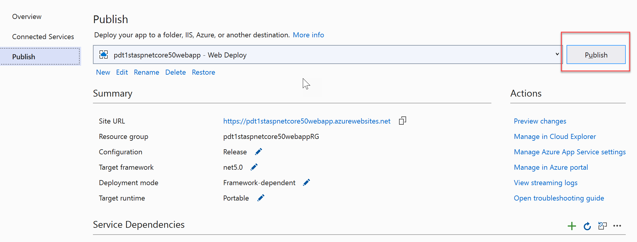 ASP.NET Web App Template