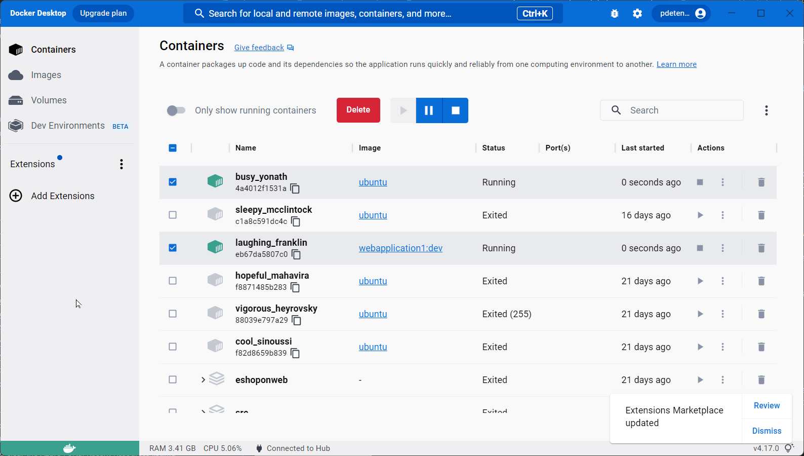 Docker Desktop
