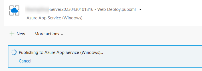 Publish task hang