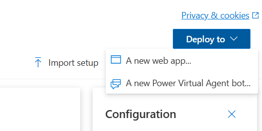 Deploy Chat Bot to Azure App Service