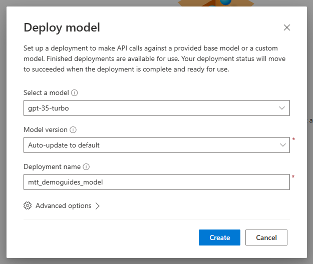 Deploy Model