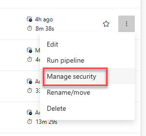 Manage Security