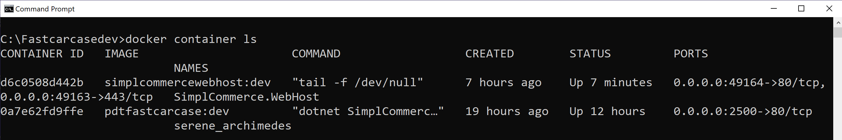 Docker Support