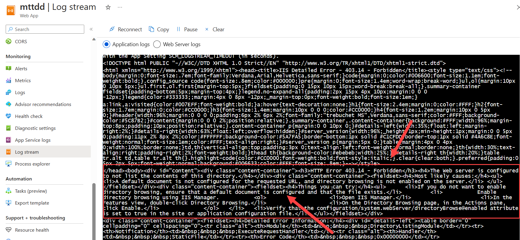 Verbose Logs